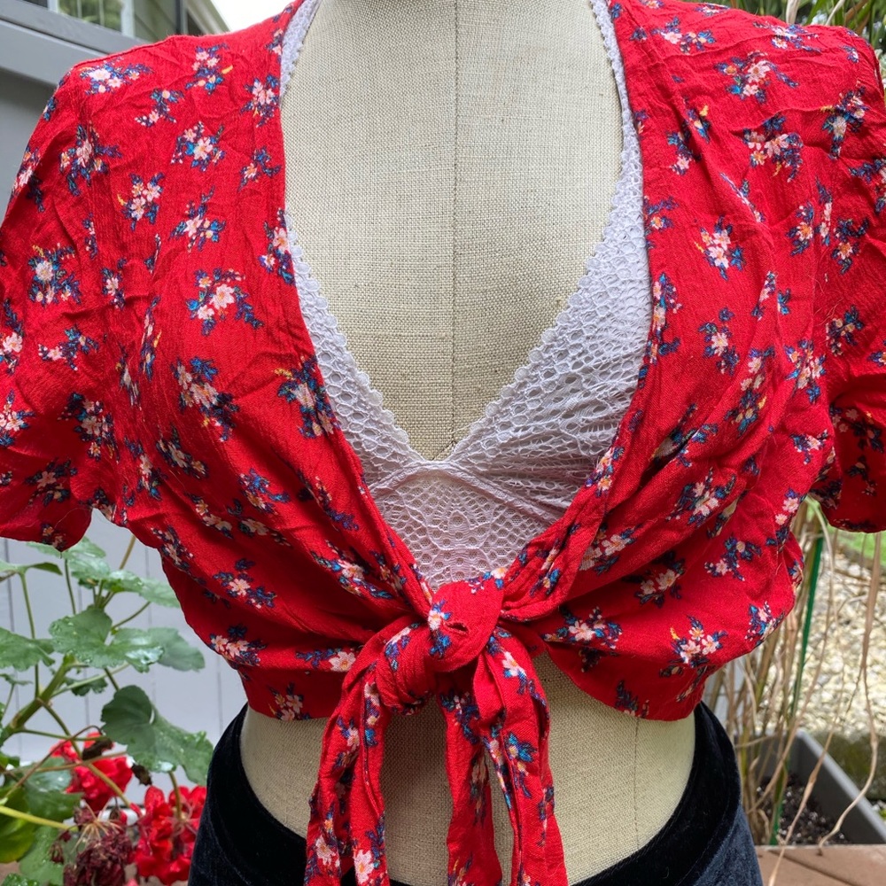 Tie Up Crop Top